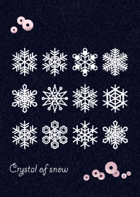 雪の結晶-フェルト-