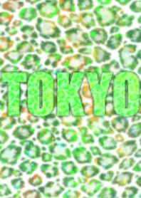 TOKYO green animal pattern