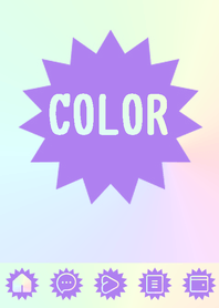 purple color rainbow  H16