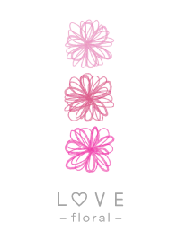 花LOVE12-水彩画-