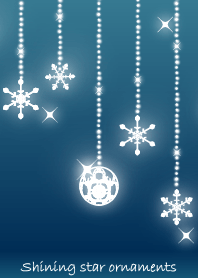 Shining star ornaments
