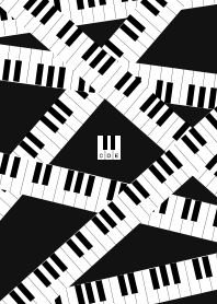 minimal piano (black - white)