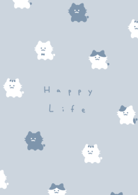 Smile Cats(NL)/blue gray.