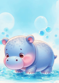 Moo Dong little hippo round body n.37