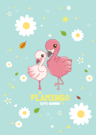 Flamingo Flower Summer Green