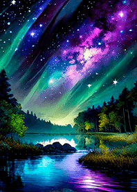 Beautiful starry night view#1517