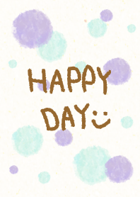 Smile watercolor Circle patterns20