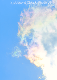 Iridescent Clouds Photo #9-14 Not AI