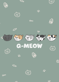 Q-meow1 - dusty green