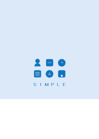 SIMPLE(white blue)V.276b