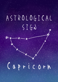 ASTROLOGICAL SIGN(Capricorn)