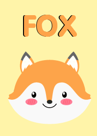 Simple Cute Face Fox Theme