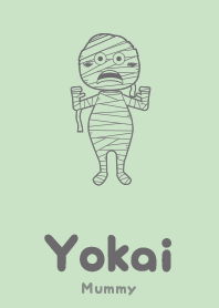 Yokai mummy Silver green