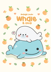 Whale & Seal : Orange Lover