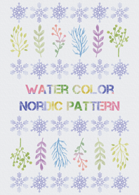 WATER COLOR NORDIC PATTERN