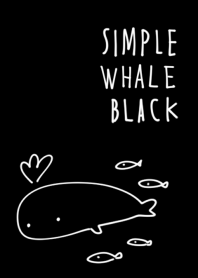ปลาวาฬสีดำเรียบง่าย