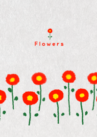 Flowers ~ちぎり絵風~
