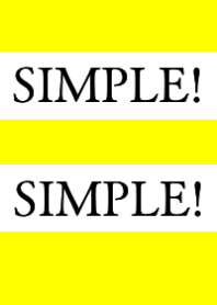 SIMPLE!SIMPLE!-NEON YELLOW