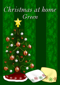 家でクリスマス 緑