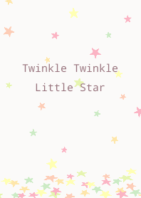 Twinkle colorful (little star)