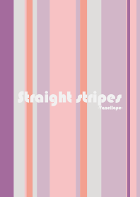 Straight stripes w/ purple and pink