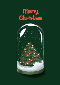 Christmas glass dome (Dark version)