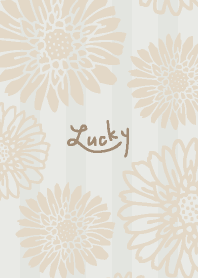 Large flower beige28 from Japan