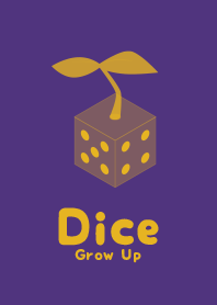 Dice Grow up  Pansy purple