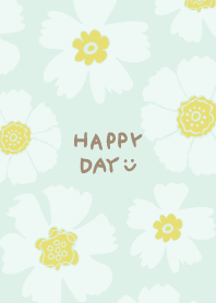 White flower Much Green5 from Japan