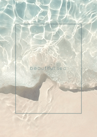Beautiful Sea ୫ 002 アイボリー & ミント