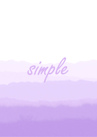 Simple theme, purple-white-pastel P8