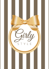 Girly Style-GOLDStripes-ver.12