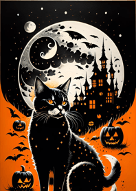 halloween cat a30B6c