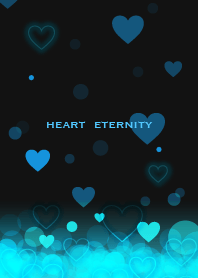 heart eternity blue