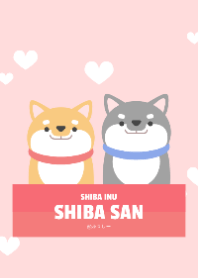 SHIBAINU SHIBASAN -good pair Shiba Inu-
