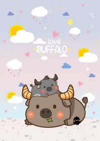 Buffalo Cute Cloud Lovely