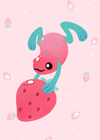 Strawberry frog
