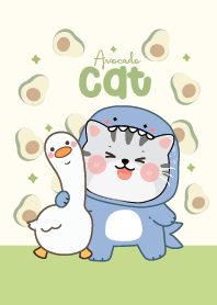 แมวชุดฉลาม & เป็ดน้อย อโวคาโด้
