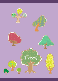 Good Trees01 on purple
