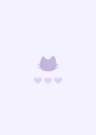 cat&heart(dusty purple)