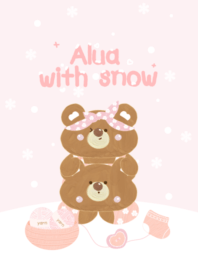 Alua with snow