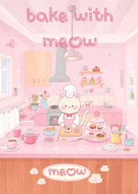 Sweet Baking cat