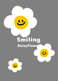 Smiling Daisy Flower  - B&W+ 05