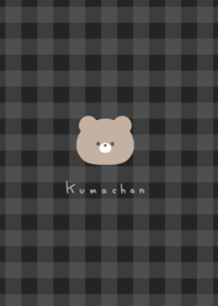 可愛的熊. black gray