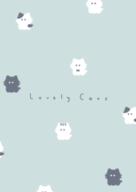 แมวน้อย | light blue white
