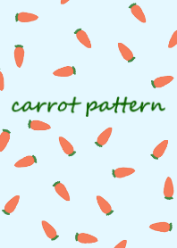 carrot pattern:bluegreen