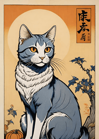 Night Moon Star Cat E07eDa