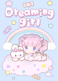 Dreaming girl.
