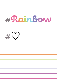 #rainbow #heart