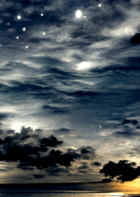 夜の月 月の海 #DkW_5。